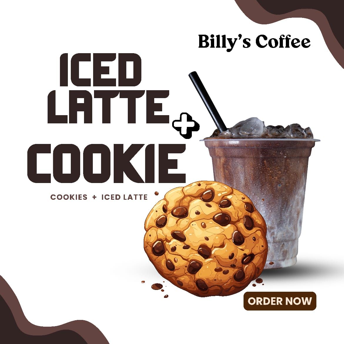 Iced Latte + American Cookies Offer