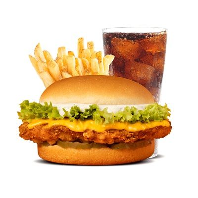 Cheesy Chicky Fillet Single Combo