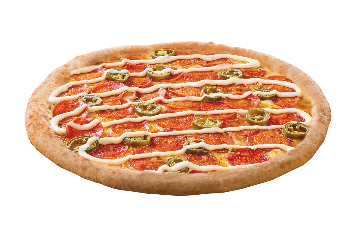 Spicy Pepperoni Ranch Pizza