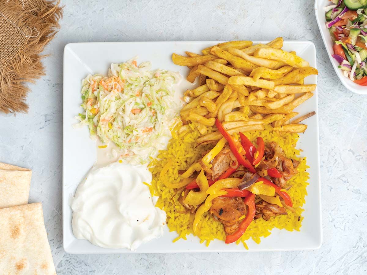 Chicken fajita meal