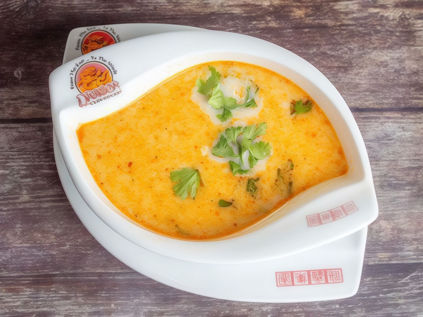 AT02- Chicken Coconut Soup In Thai Style