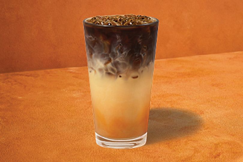 Iced Pumpkin Spice Caramel Macchiato