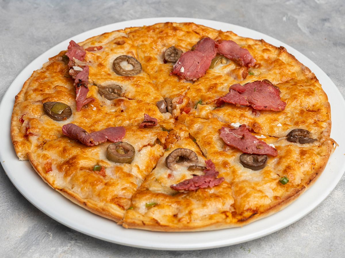 Italian Pastrami Pizza