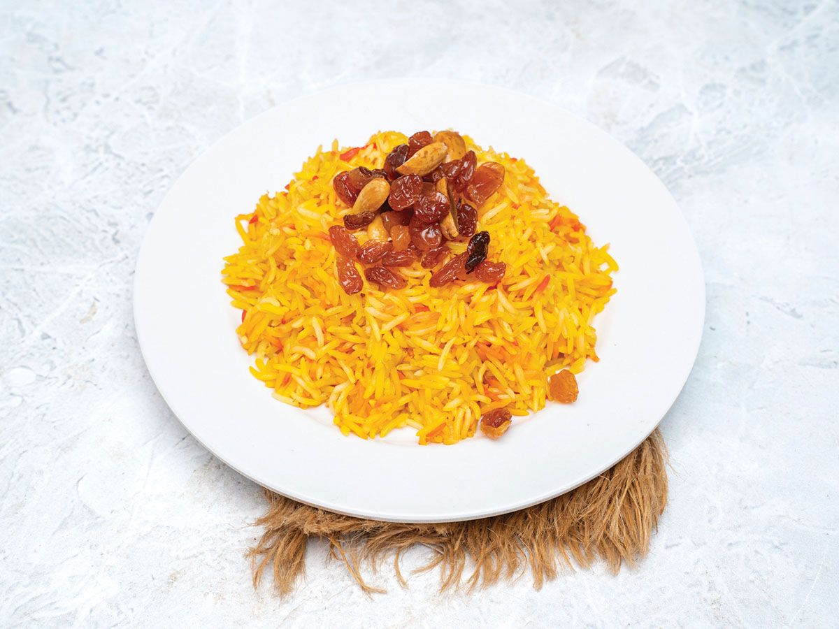 Plain Basmati Rice with Nuts