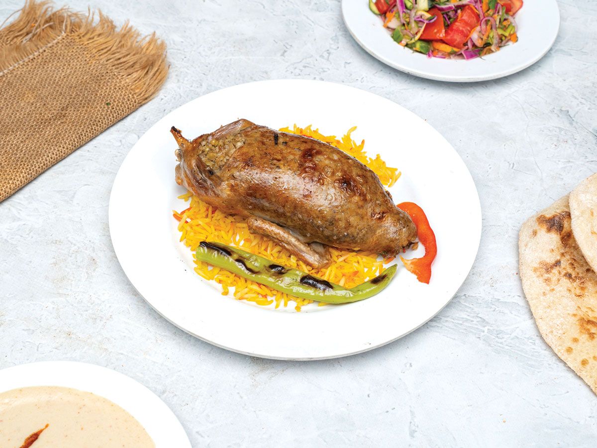 Stuffed Pigeon with Rice