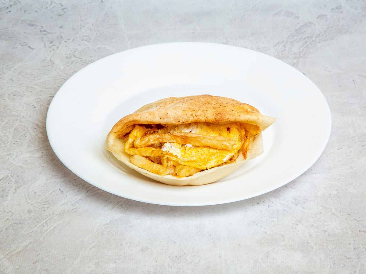 Fried Egg Fries Sandwich