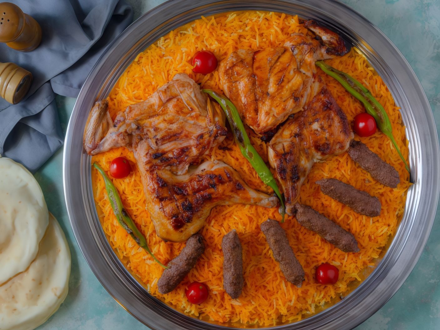 صينية العائلة تكفي 4 أفراد