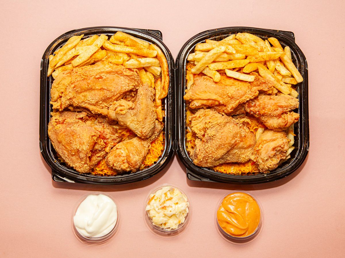 Whole chicken 8 pieces broasted