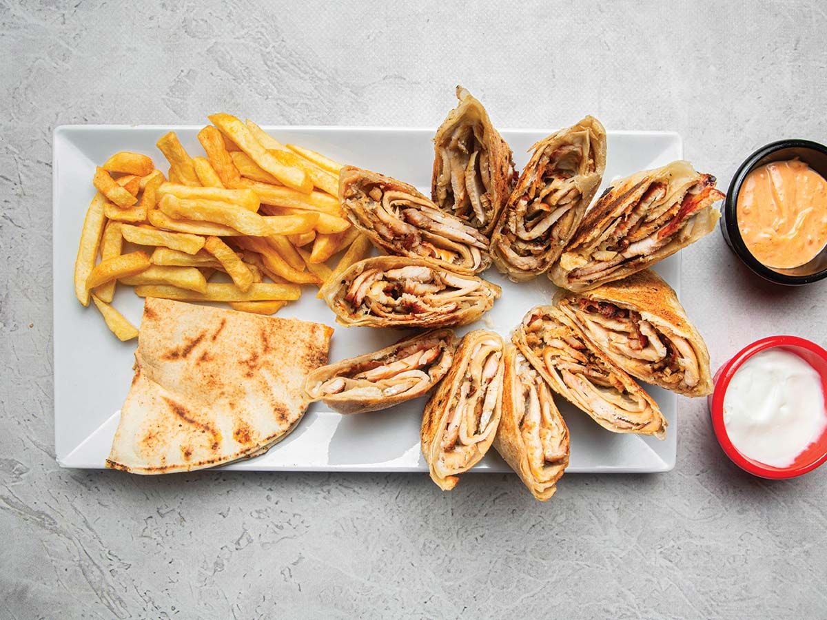 Double Chicken Shawarma Meal