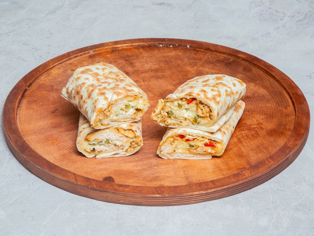 Oven Chicken Fajita Sandwich