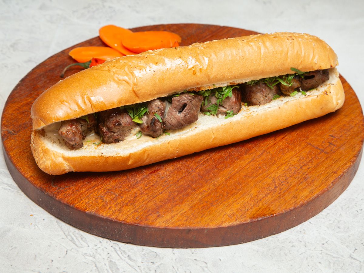 Kebab Skewers Sandwich