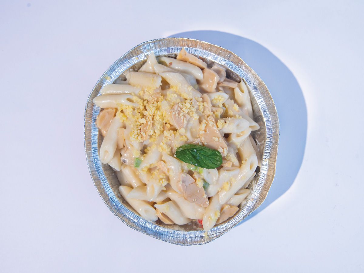 Alfredo Mushroom Pasta