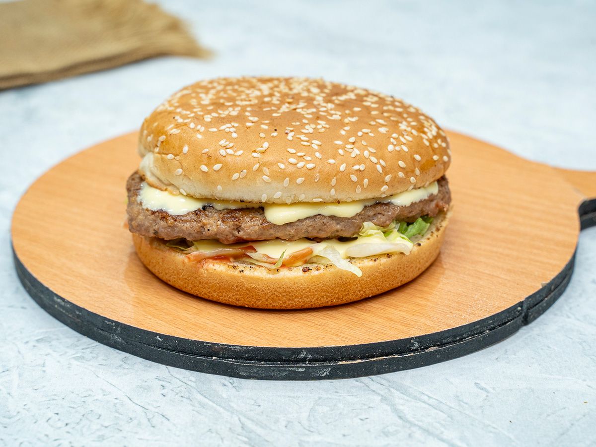 Double cheese Meat burger