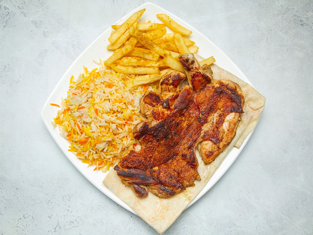 Half Boneless Chicken on the Grill