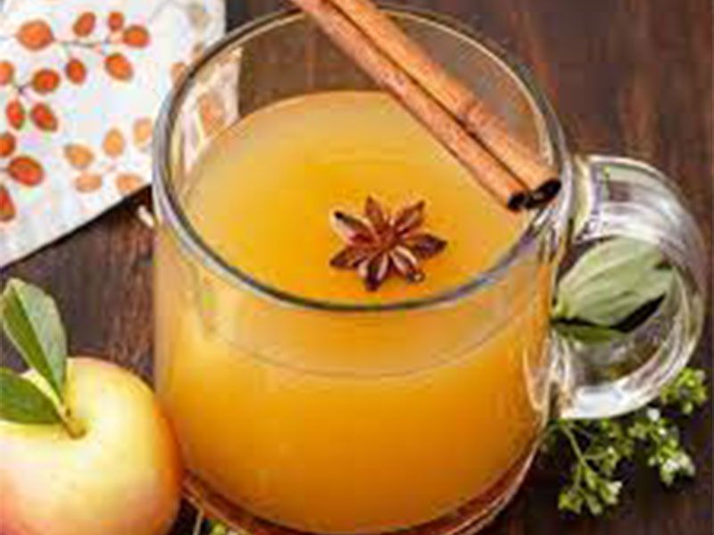 Hot apple juice