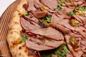 Arugula Pastrami Pizza
