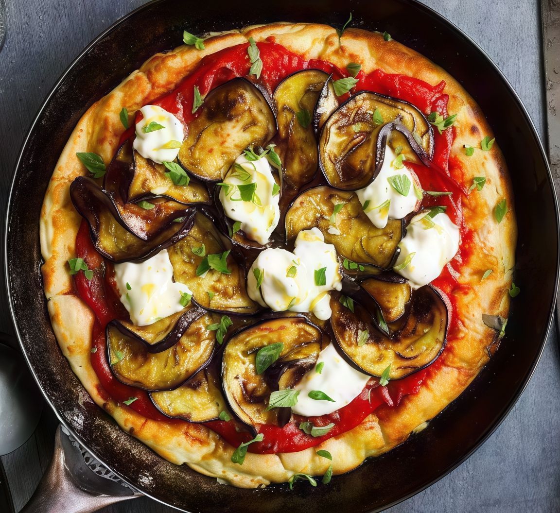 Aubergine Pizza