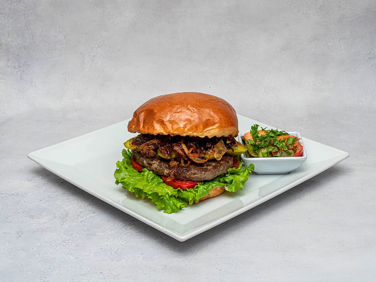 Caramelized Onion Burger