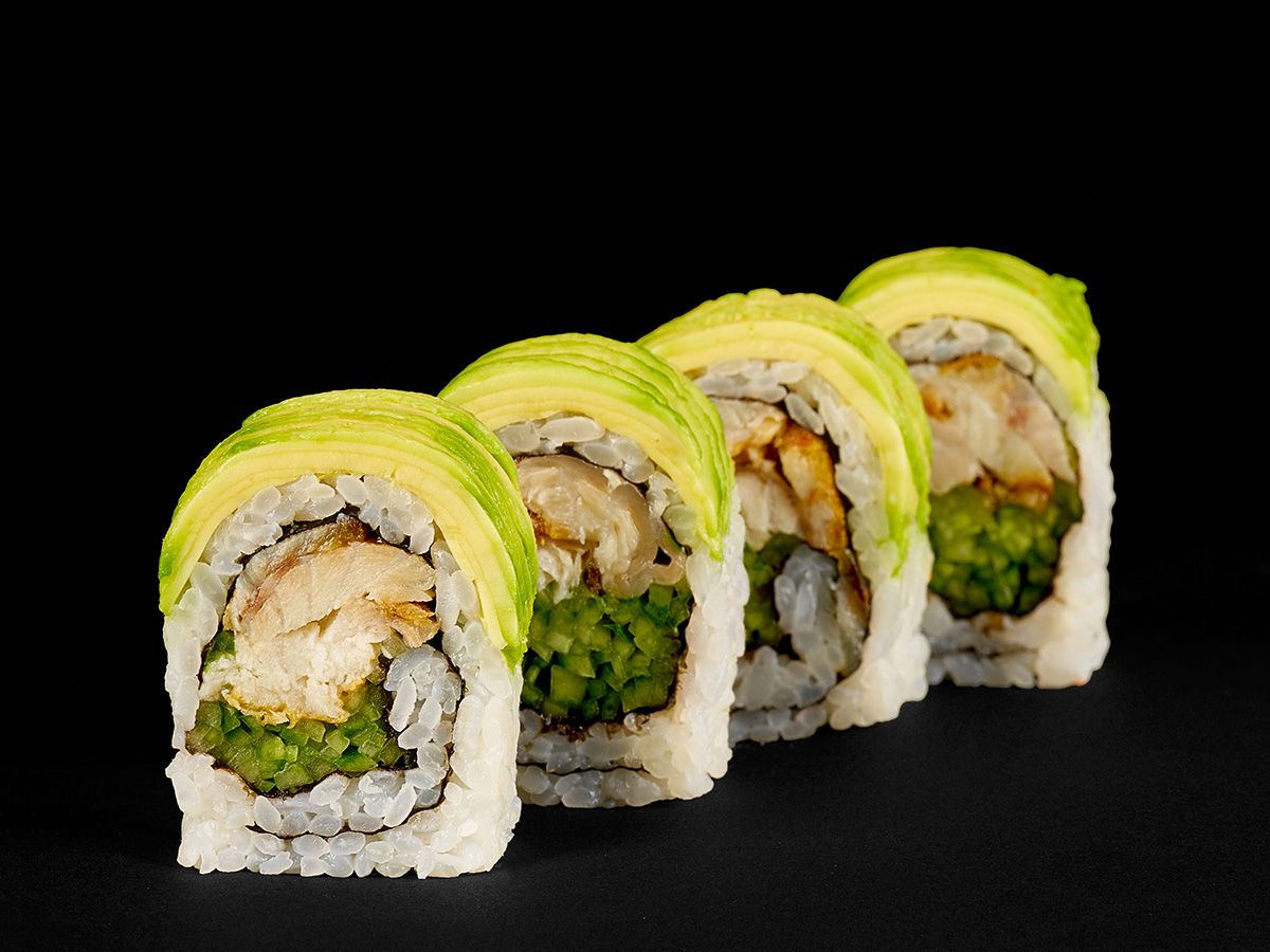 Avocado Caterpillar Roll 4 pcs