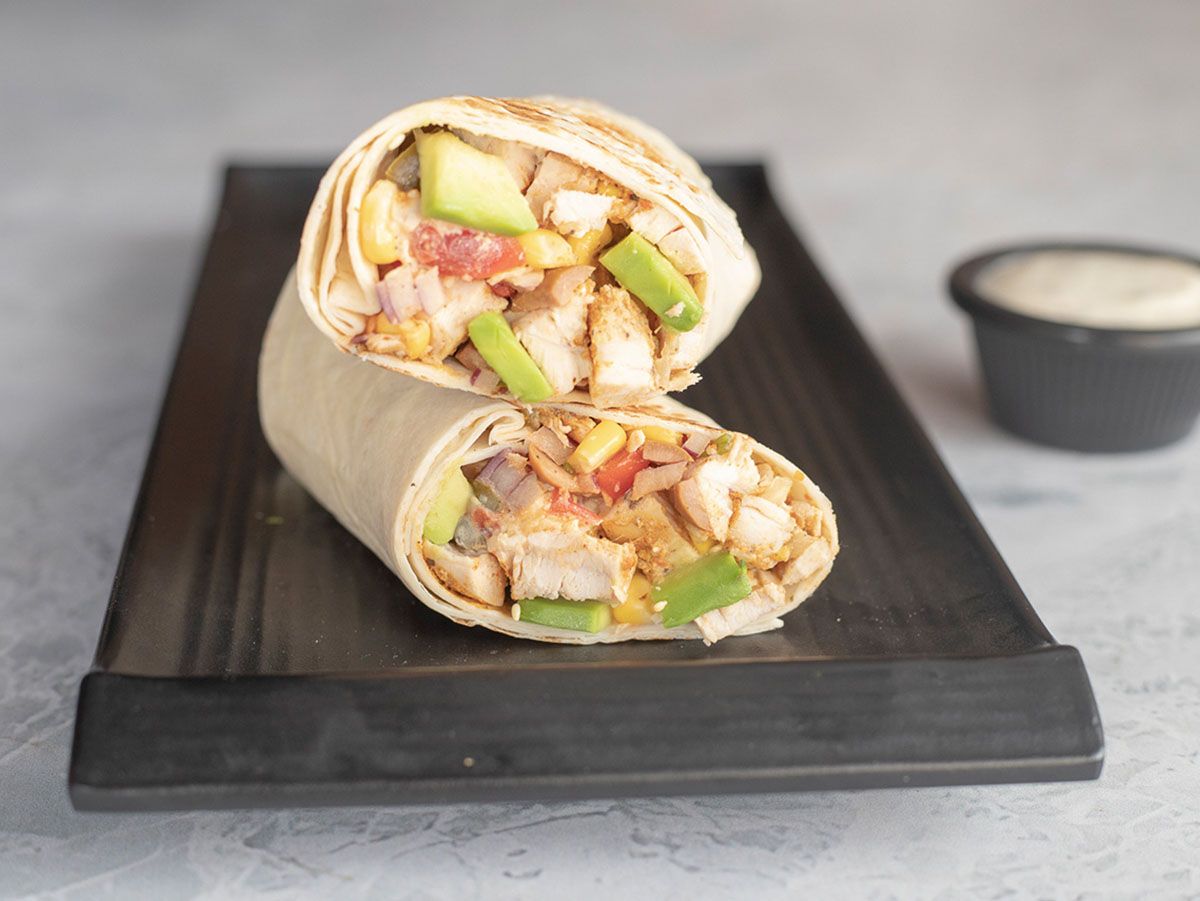 Avocado Chicken Wrap