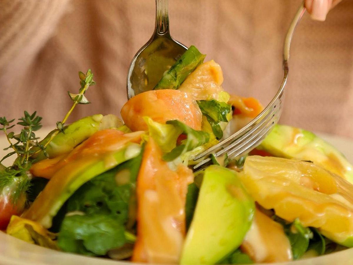 Avocado And Smoked Salmon Fish Salad