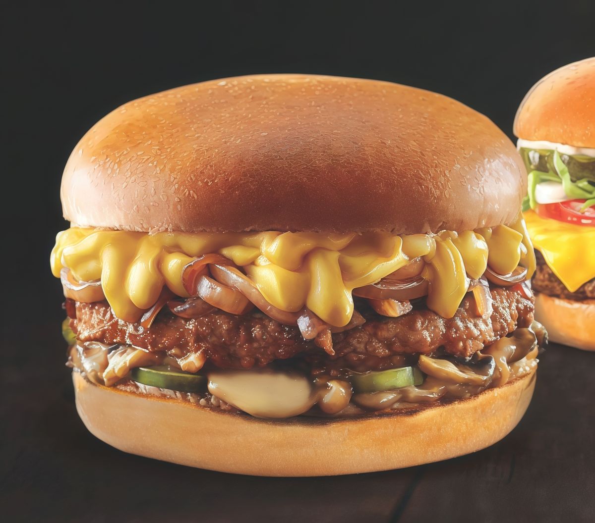 Bbq Beef Burger Sandwich