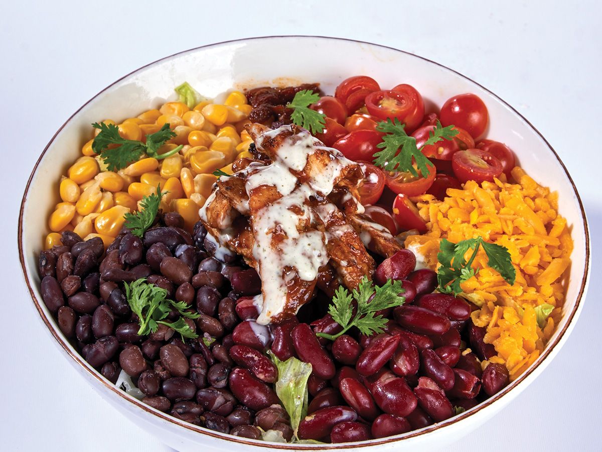 Rainbow BBQ Salad