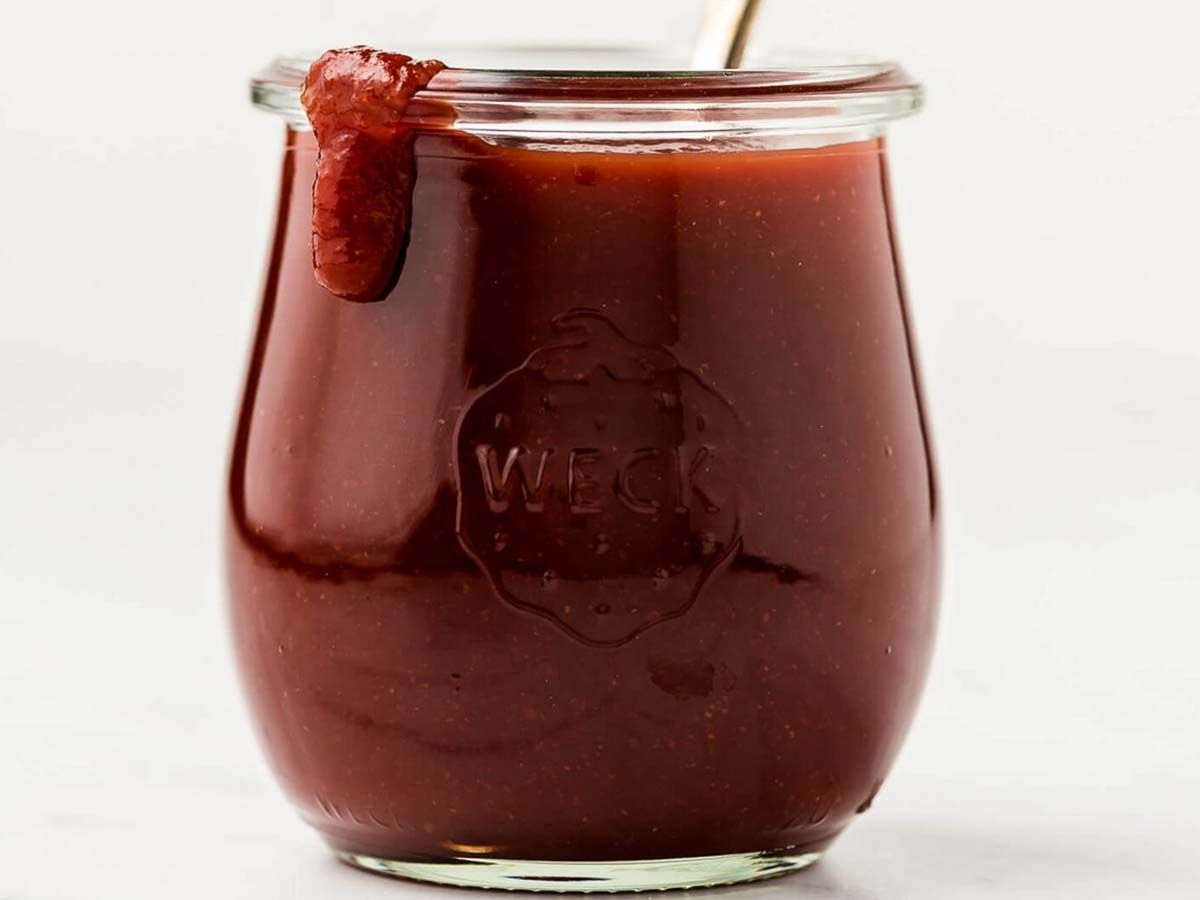 BBQ sauce jar