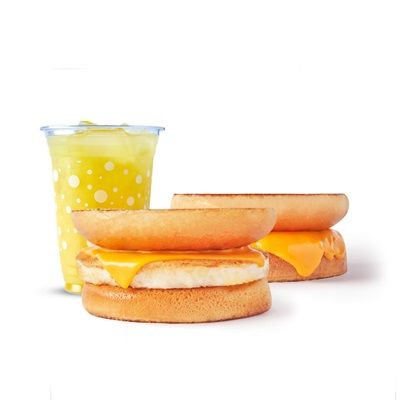 Egg & Cheese + Cheesy Goodness & Juice