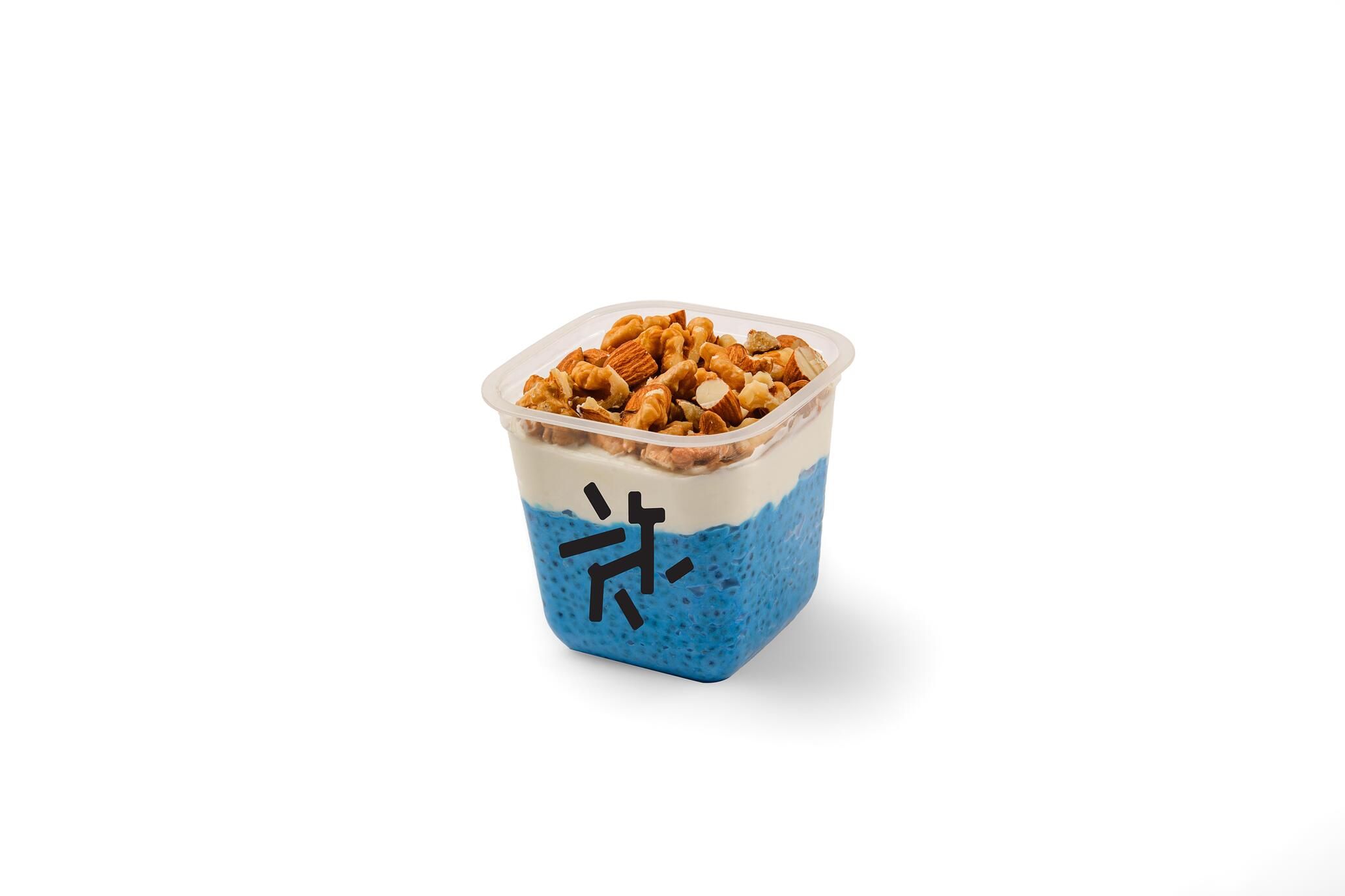 Blue Chia Pudding Nuts
