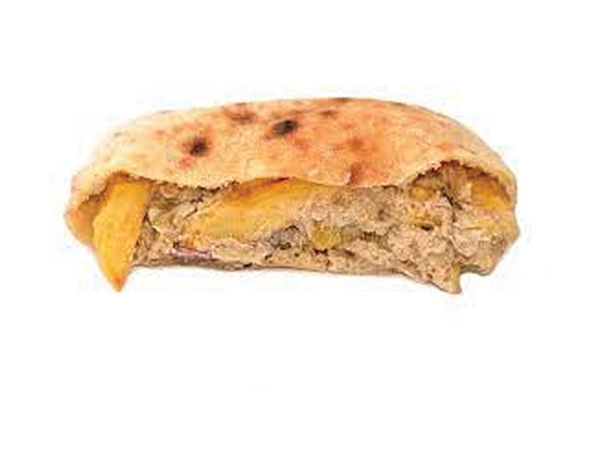 Baba Ghannoug Fingers Potato sandwich