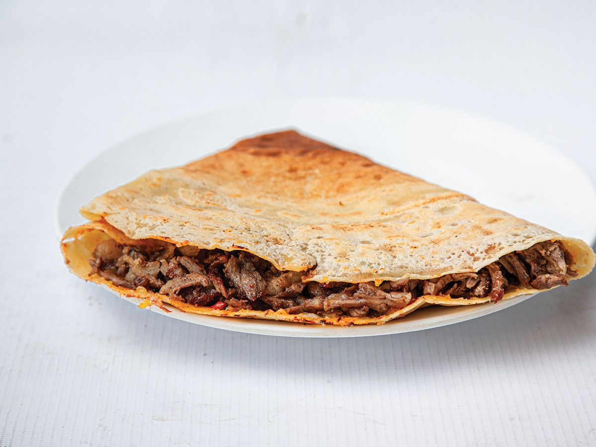 Beef Shawarma Crepe