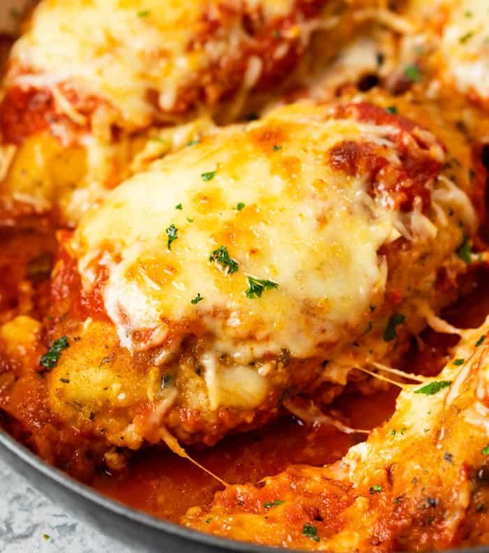 Chicken Parmigiana Dish