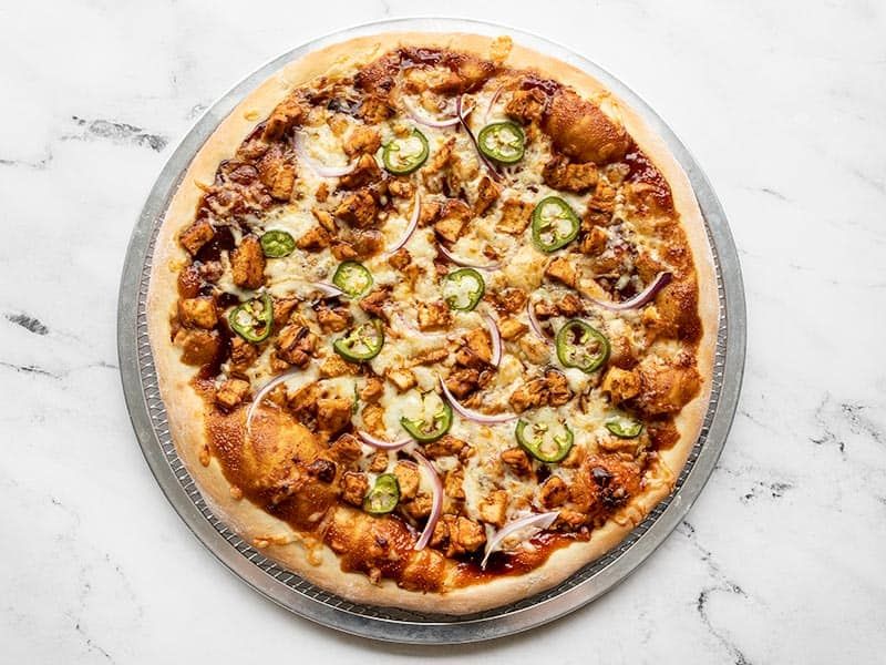 Mini Chicken Bbq Sauce Pizza
