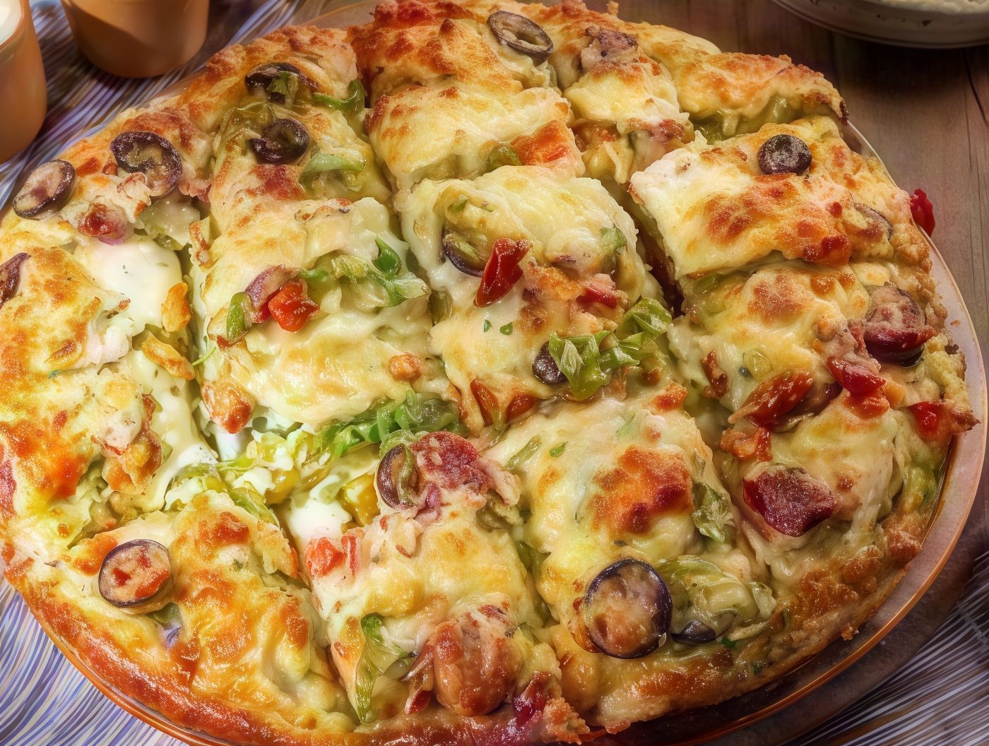 Kiri sausage pie