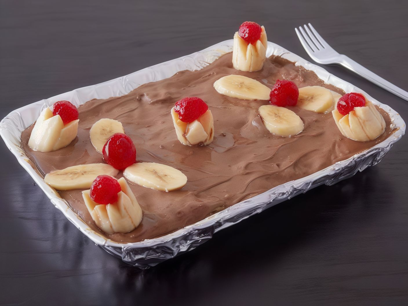 فطيرة موز و شوكولاتة