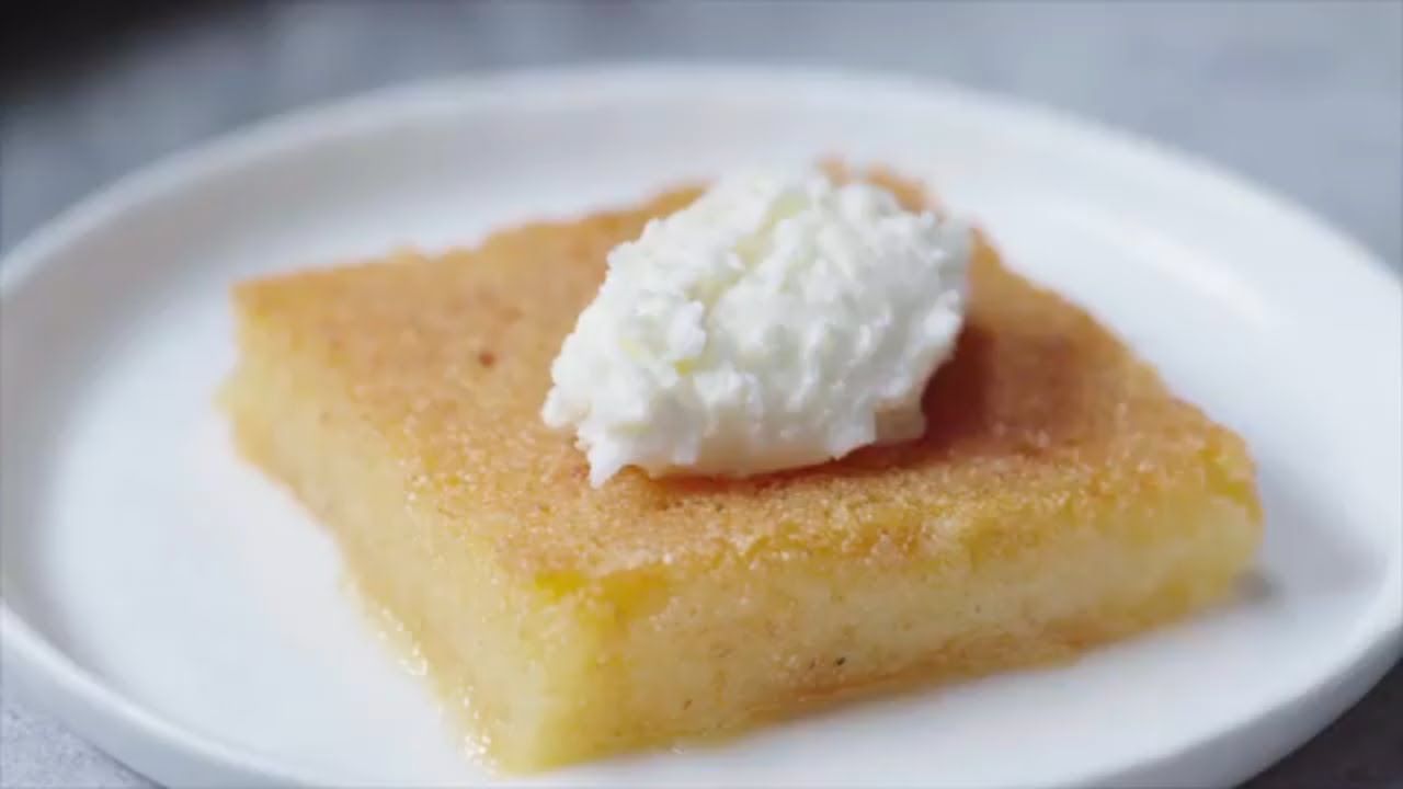 Custard pie with konafa and basbousa