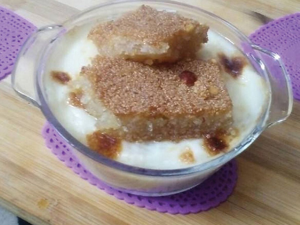 Basbousa With Nuts Rice