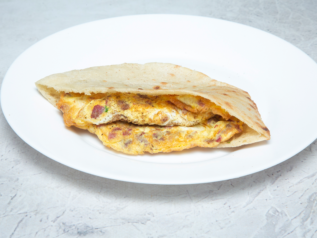 Egg Basturma Fingers Sandwich