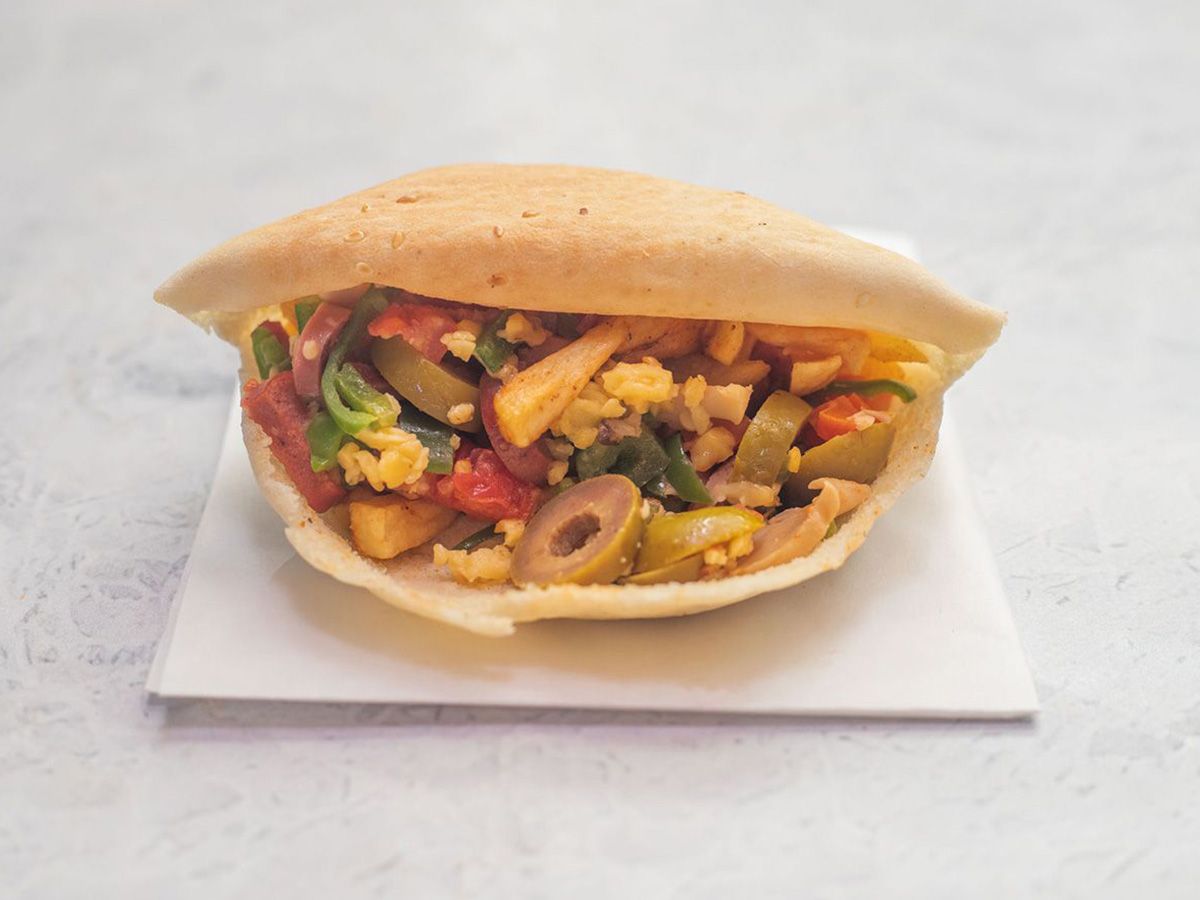 Bazooka Potato sandwich