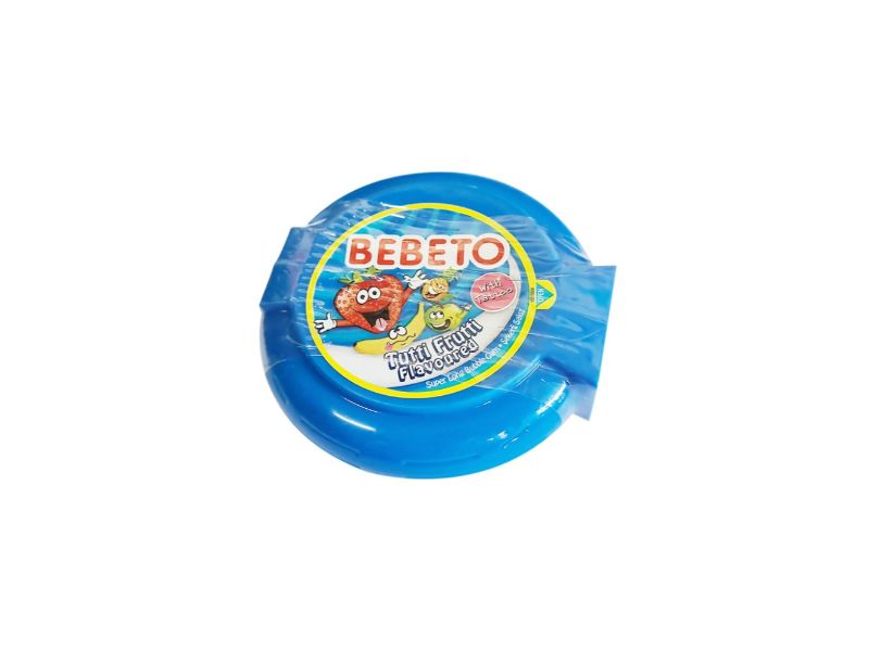 Bebeto Super Loong Bubble Gum With Tattoo Tutti Frutti