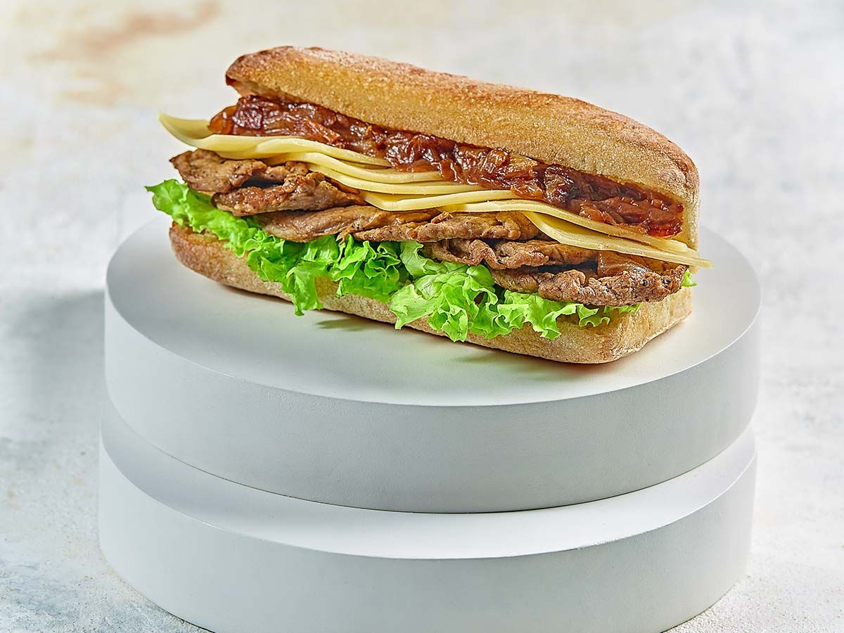 Seared Beef Carpaccio Sandwich