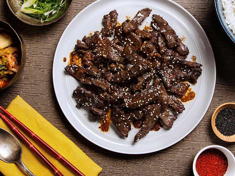 Chinese Beef Barbeque Platter