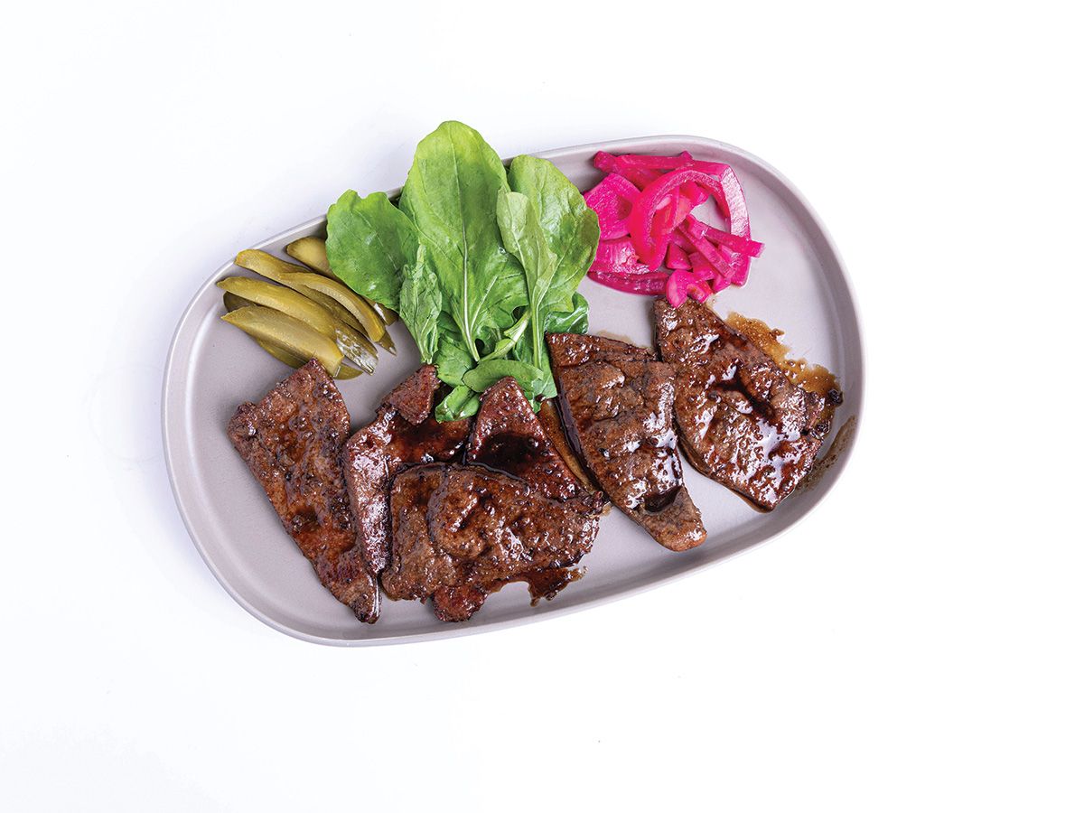 Beef Liver With Pomegranate Molasses