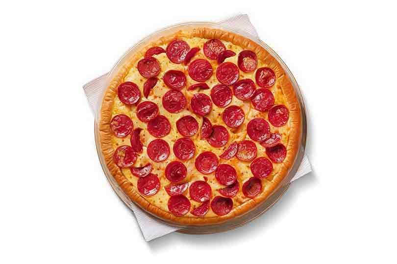 Beef N Cheddar Stuffed Crust Medium Pepperoni Supreme