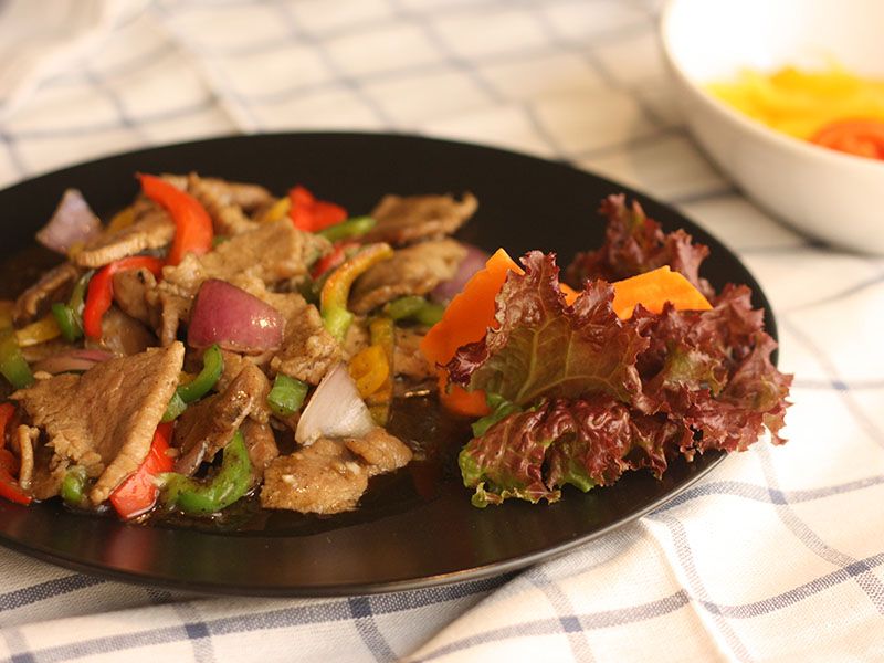 Beef With Oyster Sauce Platter