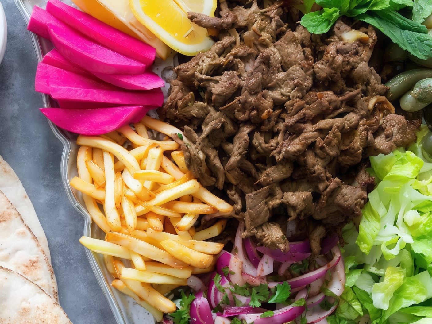 Meat Shawarma Meal