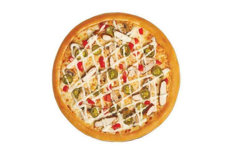 Beef n Cheddar Stuffed Crust - Medium Original Chicken Ranch