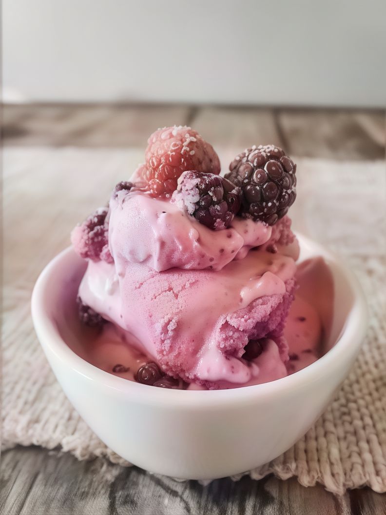 Berry Yogurt Ice Cream