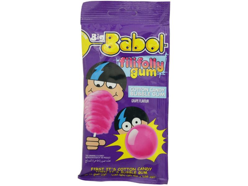 Big Babol Filifolly Gum Cotton Candy Grape